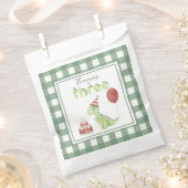 Watercolor Dinosaur 3rd birthday Geschenktütchen (Ausgeschnitten)