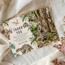 Watercolor Dinosaurier Geburtstagsparty Foto