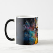 Watercolor Dog Mug Wrap Verwandlungstasse (Links)