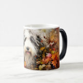 Watercolor Dog Mug Wrap Verwandlungstasse (VorderseiteRechts)