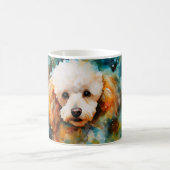 Watercolor Dog Mug Wrap Verwandlungstasse (Mittel)