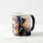 Watercolor Dog Mug Wrap Verwandlungstasse (VorderseiteRechts)