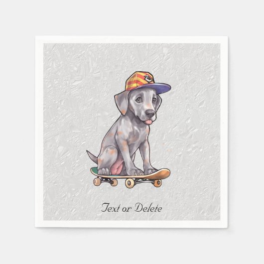 Watercolor Dogge Napkins Serviette (Vorderseite)
