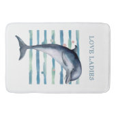 WATERCOLOR DOLPHIN ART BEACH FERIENWOHNUNG BADEMATTE (Vorderseite)