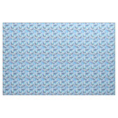Watercolor dolphin fish seamless pattern stoff (Fat Quarter (45,7 x 55,9 cm))