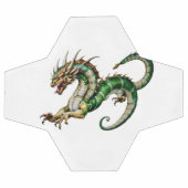 "Watercolor Dragon Majestät" Fußball (Flach)