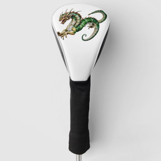 "Watercolor Dragon Majestät" Golf Headcover (Vorderseite)