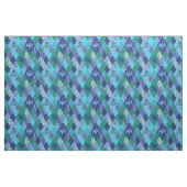 Watercolor Dragon Patchwork Quilt in Blue Green Stoff (Yard (91,4 cm))