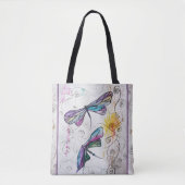 Watercolor Dragonfly Bag Tasche (Vorderseite)