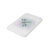Watercolor Dragonfly Bath Mat Badematte (Schrägansicht)