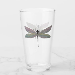 Watercolor Dragonfly Glass Glas