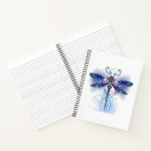 Watercolor Dragonfly-Notebook Notizblock (Innenseite)