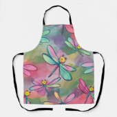 Watercolor Dragonfly Schürze (Vorderseite)