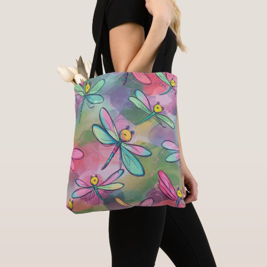 Watercolor Dragonfly Tasche (Von Nahem)