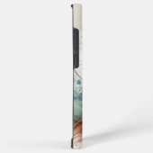 "Watercolor Dream: Artistic Feminine Silhou Samsung Galaxy Hülle (Rechte Seite)