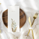 Watercolor Dusty Blue Greenerity Hochzeitstag Dinn Menükarte<br><div class="desc">Das Design zeichnet sich durch einen zarten Blumenstrauß aus Aquarellgrün und Blume, einen dünnen, dunklen, staubigen blauen Farn und getrocknetes Pampasgras aus. Konzipiert für die Koordination mit der "VERONICA" Einladung Hochzeitskollektion. Um Details zu ändern, klicken Sie auf "Personalisieren". Um den Text zu verschieben oder die Textgröße, den Schriftart oder die...</div>