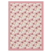 Watercolor dusty rose and gold elegant tablecloth tischdecke (Vorderseite)
