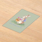 Watercolor Easter Bunny Acryleinladungen (Ablage )