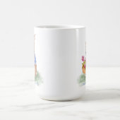 Watercolor Easter Bunny Kaffeetasse (Mittel)