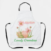 Watercolor Easter Egg Personalized Apron Schürze (Vorderseite)