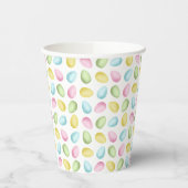 Watercolor Easter Eggs Pattern In Pastel Colors Pappbecher (Links)