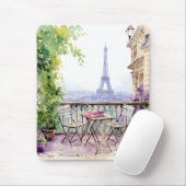 Watercolor Eifel Tower Paris Mousepad (Mit Mouse)