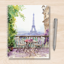 Watercolor Eifel Tower Paris Notizblock
