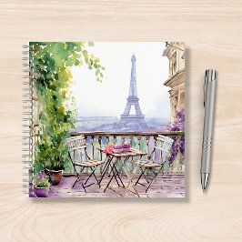 Watercolor Eiffel Tower Paris Notizblock