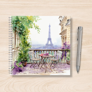 Watercolor Eiffel Tower Paris Notizblock