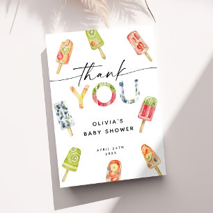 Watercolor-Eis-am-Stiel-Ready-to-Pop-Baby-Shower Dankeskarte