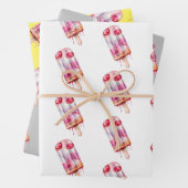 Watercolor-Eisverpackungspapier Geschenkpapier Set (Beispiel)