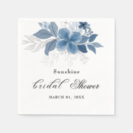 Watercolor Elegant Eucalyptus Serviette