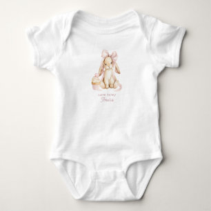 Watercolor Elegant some bunny Geburtstag grangmil Baby Strampler