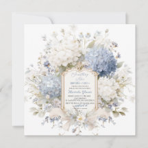 Watercolor Elegant  Something Blue Brautparty