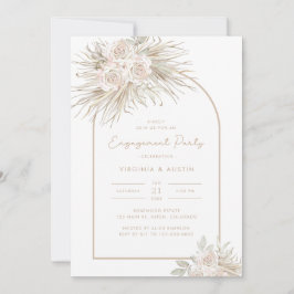 Watercolor-Engagement-Partei Einladung