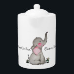 Watercolor-erröten niedlicher Baby-Elefant mit u.<br><div class="desc">Niedlicher und glücklicher Babyelefant des Watercolor mit erröten,  kleine Blumen und positive Wörter "Niedlichkeits-Überlastung". Elefant ist ein Lieblingstier vieler Leute. Dieser Entwurf ist für Elefantliebhaber. Fertigen Sie ihn leicht mit unterschiedlichem Wort,  Hintergrundfarbe besonders an oder genießen Sie einfach,  wie es ist. :)</div>