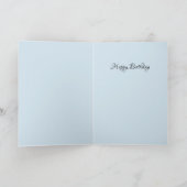 Watercolor-erröten niedlicher Baby-Elefant mit u. Karte (Innenseite)