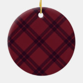 Watercolor Erster Weihnachtsmann Herr + Frau Ornam Keramik Ornament (Hinten)