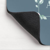 Watercolor Eucalyptus Botanical Greenery Mousepad (Ecke)