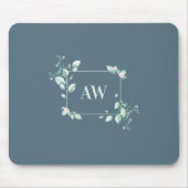 Watercolor Eucalyptus Botanical Greenery Mousepad (Vorne)