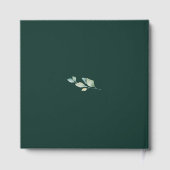 Watercolor Eucalyptus Botanical Wedding Gästebuch (Rückseite)