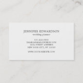 Watercolor eucalyptus greenery professional visitenkarte (Rückseite)