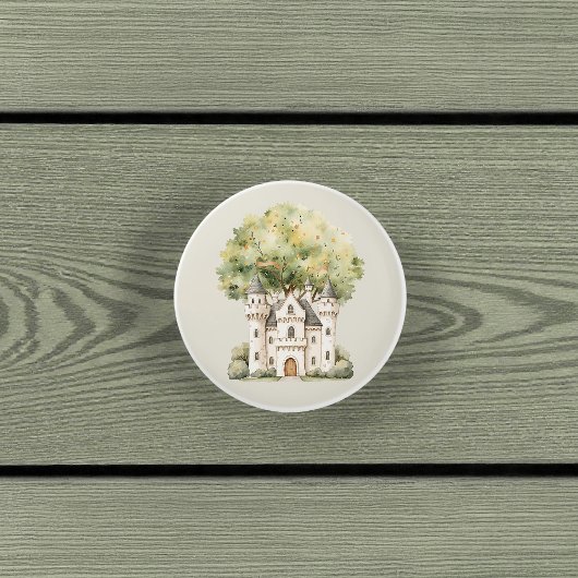 Watercolor Fairytale Princess Whimsical Keramikknauf