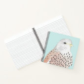 Watercolor Falcon Kestrel Notizblock (Innenseite)