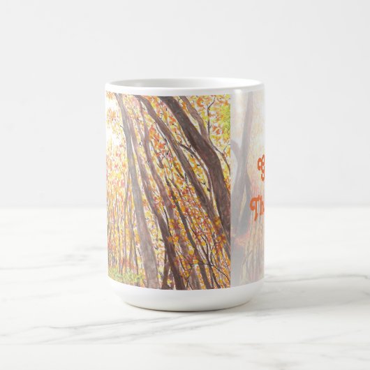 Watercolor-Fall-Baum-Tasse Kaffeetasse (Mittel)