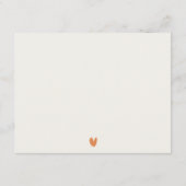 Watercolor Fall Herbstlandschaft Hochzeitsszenarie Begleitkarte (Rückseite)