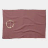 Watercolor Fall Wreath  Geschirrtuch (Horizontal)