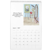 Watercolor Fantasies by MHHR 2026 Calendar Kalender (Mär 2027)