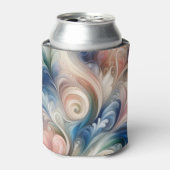 Watercolor Fantasy Floral Romantisches Muster Dosenkühler (Kanne Vorderseite)