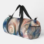Watercolor Fantasy Floral Romantisches Muster Duffle Bag (Rechte Ecke)